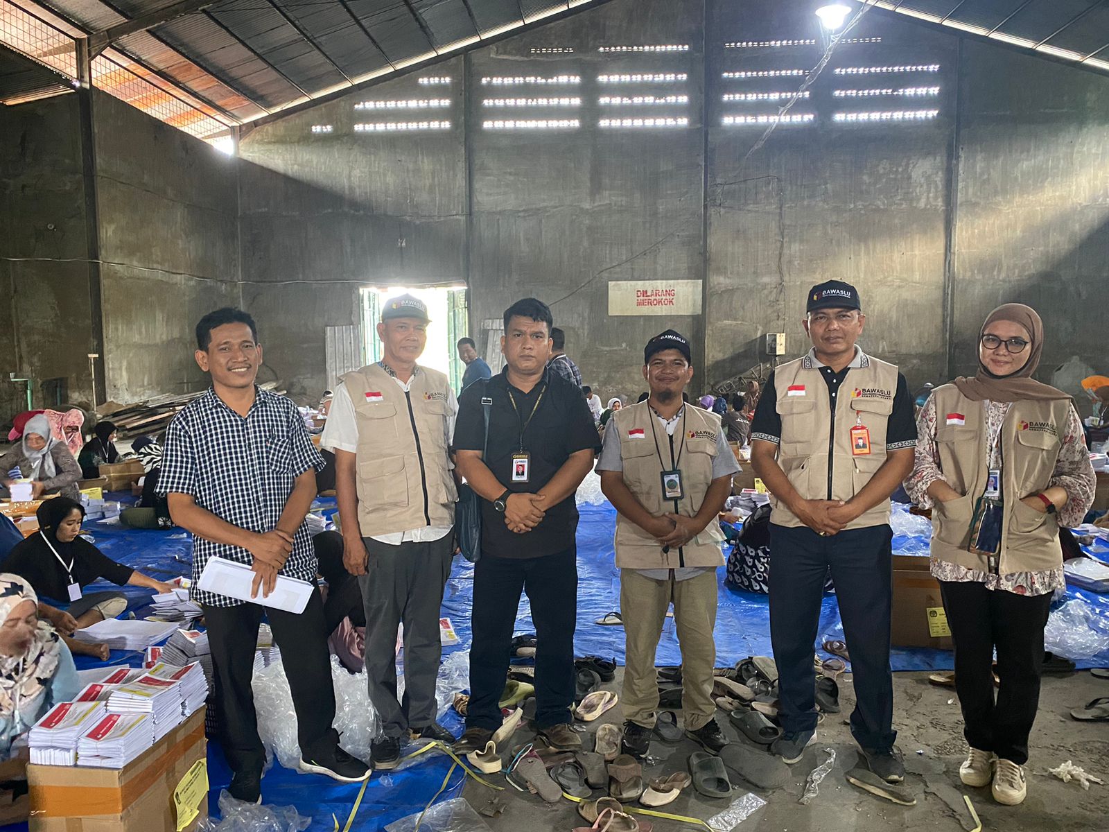 Pengawasan Logistik Sorlip Surat Suara Pemilu 2024
