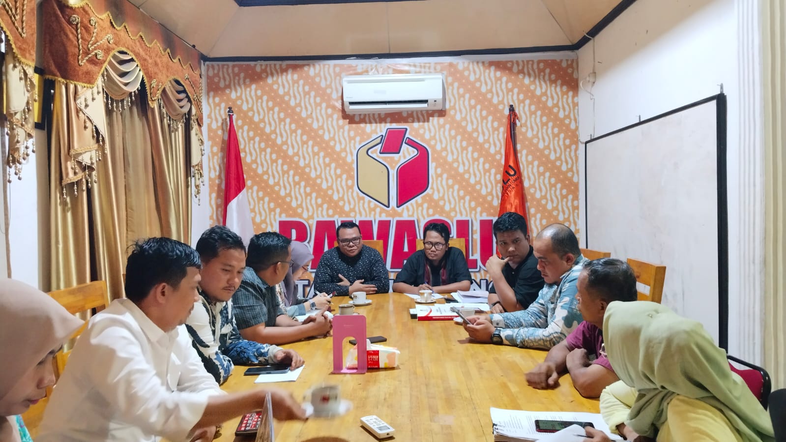 Rakor Dengan KPU Kota Tebing Tinngi