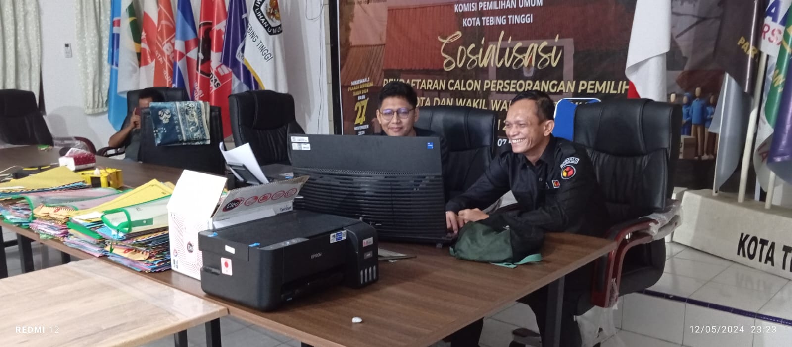 Ketua Bawaslu Kota Tebing Tinggi, Amsal Franky H Tambun