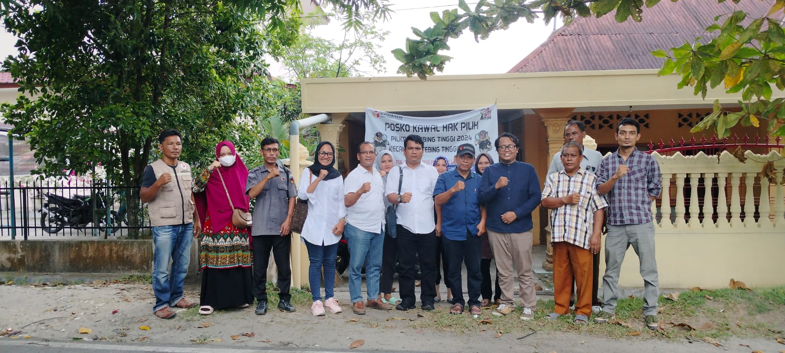 Anggota Bawaslu Kota Tebing Tinggi Elfian Choky Nasution dan Lambok Simbolon, Pelaksanaan Pengawasan Coklit