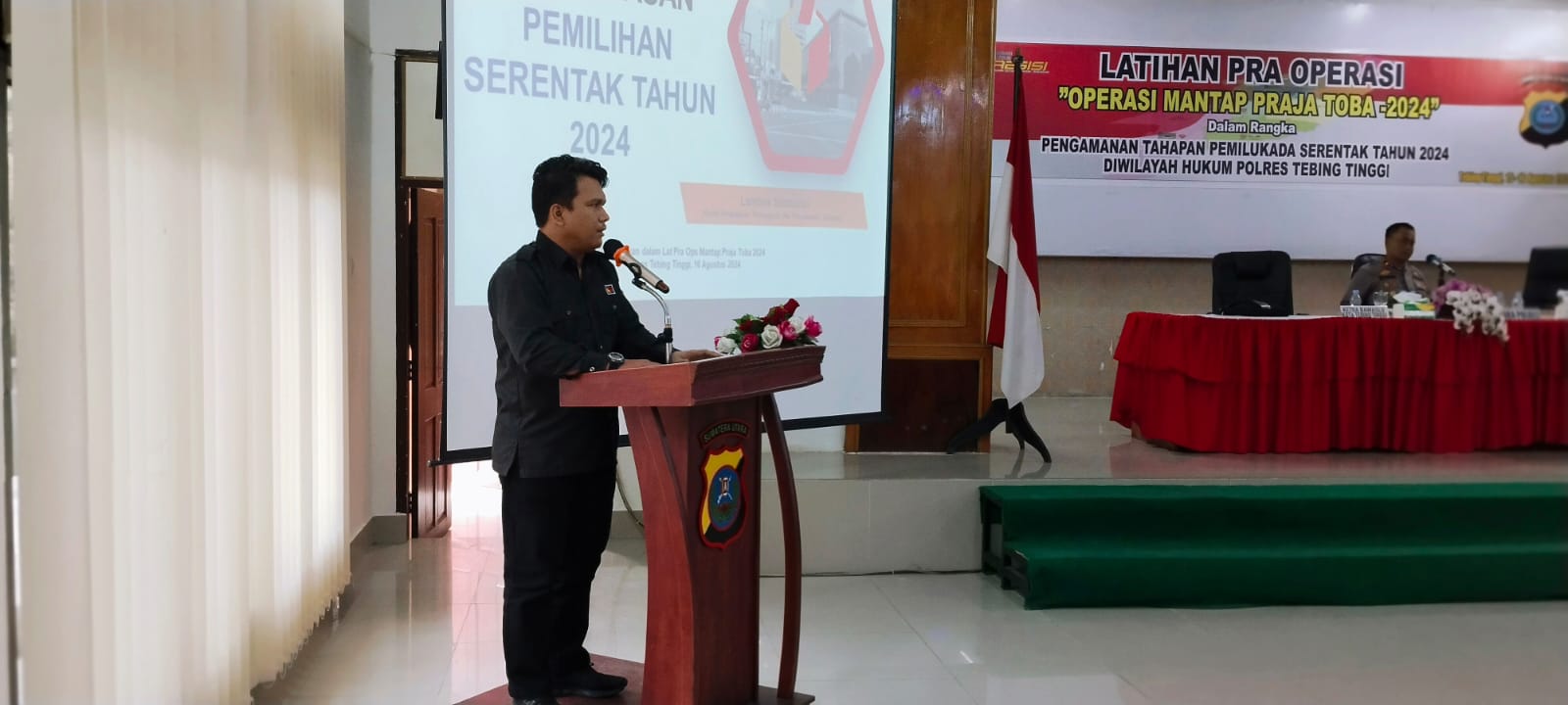 Anggota Bawaslu Kota Tebing Tinggi Lambok Simbolon