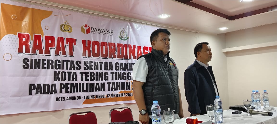 Anggota Bawaslu Kota Tebing Tinggi Lambok Simbolon