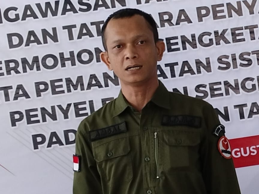Ketua Bawaslu Kota Tebing Tinggi Amsal Franky H Tambun
