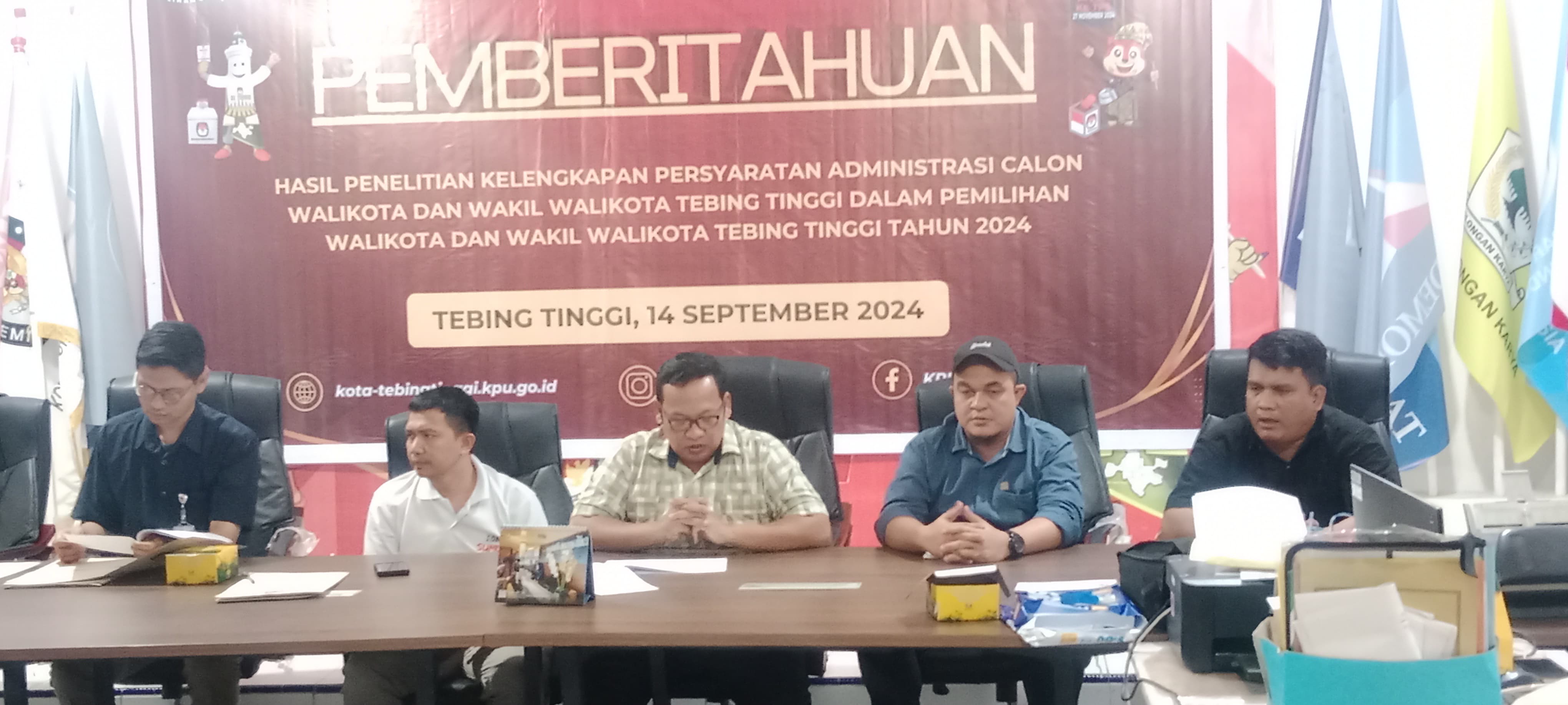 Anggota Bawaslu Kota Tebing Tinggi Lambok Simbolon