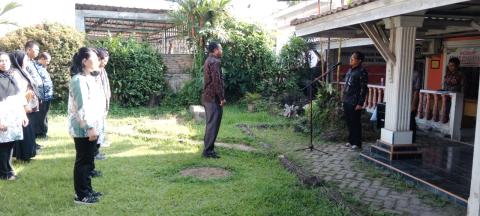 Apel Pagi HUT Ke-16 Bawaslu RI