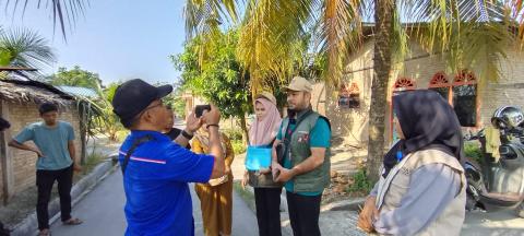 Media sedang meliput