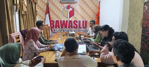 Staf Bawaslu Kota tebing Tinggi, Kunjungan Irwil RI