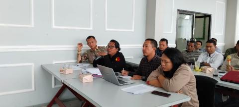 Kordiv HP2H Elfian Choky Nasution Bersama Staf Bawaslu Provinsi