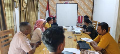 Rakor Bersama Panwascam Se- Kota Tebing Tinggi