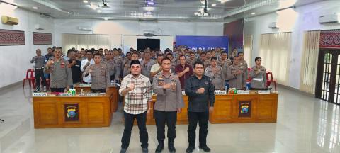 foto bersama kegiatan Polres TT