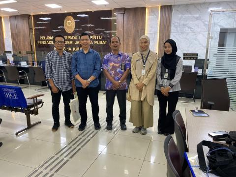 Verfak di Pengadilan Negeri Jakarta