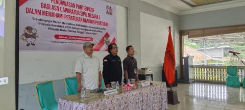 Anggota Bawaslu Kota Tebing Tinggi Elfian Choky Nasution