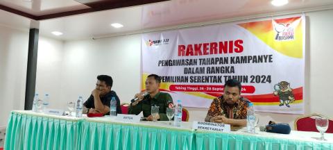 Kegiatan Rakernis Pengawasan Kampanye