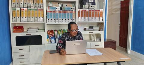 Pertemuan daring dengan peserta P2P
