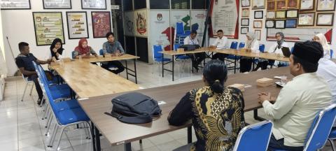 Koordinasi terkait data parpol