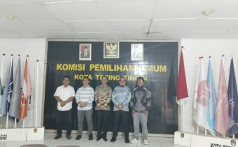 Rakor dengan KPU Kota Tebing Tinggi