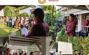 Apel Senin Pagi Bersama Panwascam, PKD dan Sekretariat