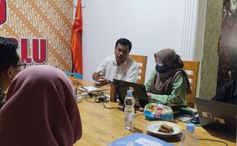 Koordinator Sekretariat Bawaslu Kota Tebing Tinggi Zulfi Pandapotan Nasution