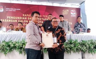 Anggota Bawaslu Kota Tebing Tinggi Lambok Simbolon