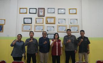 Audiensi dengan STIE Bina Karya